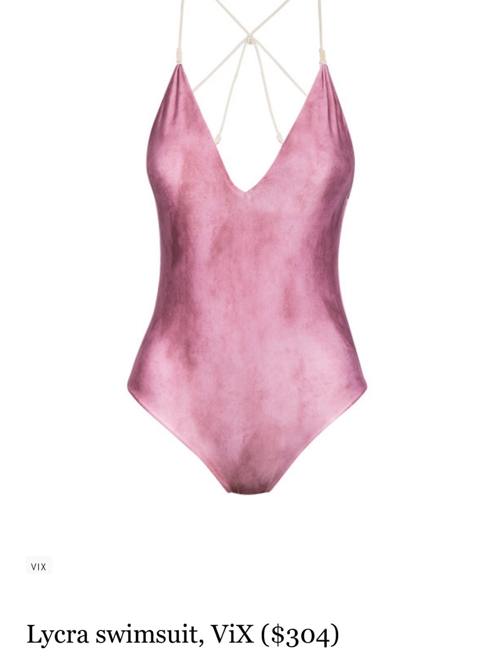 VIX NWT Paula Hermanny Julie Tie-Dye One-Piece Swimsuit